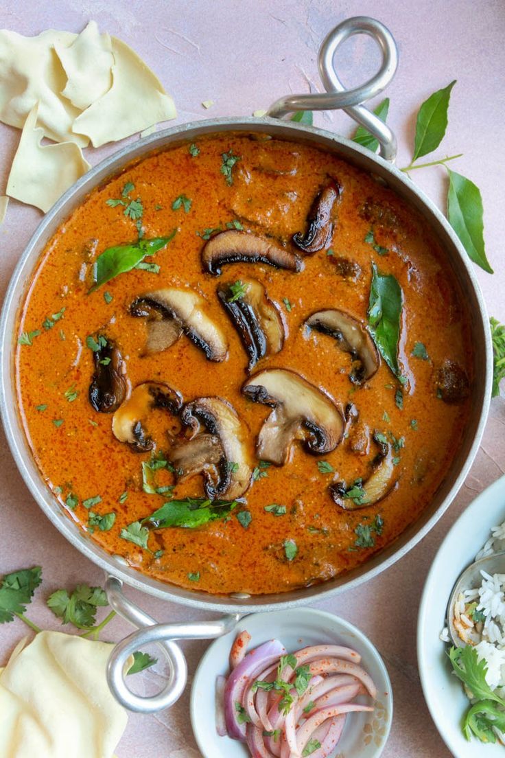 Mushroom korma