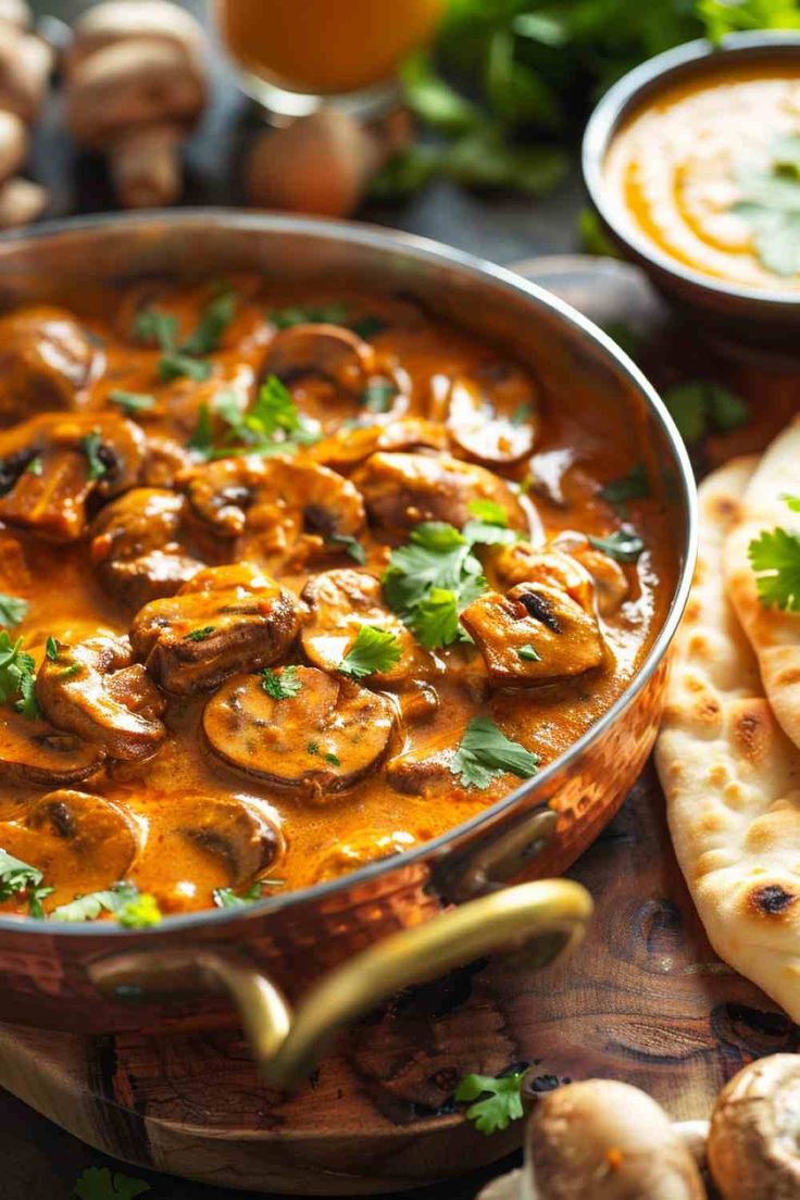 Mushroom tikka Masala