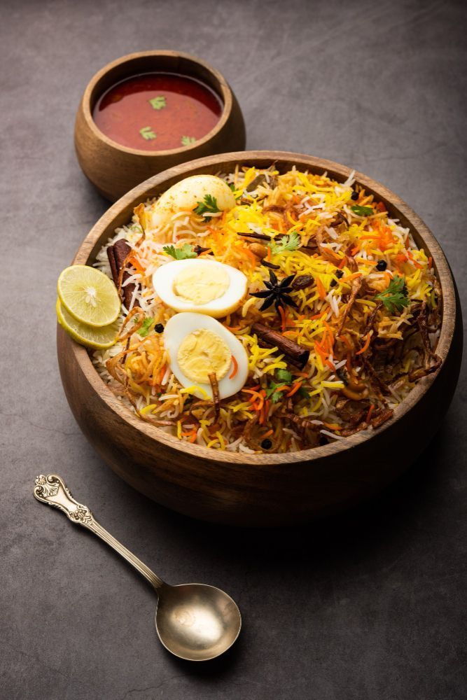 Rajugari Egg Biryani