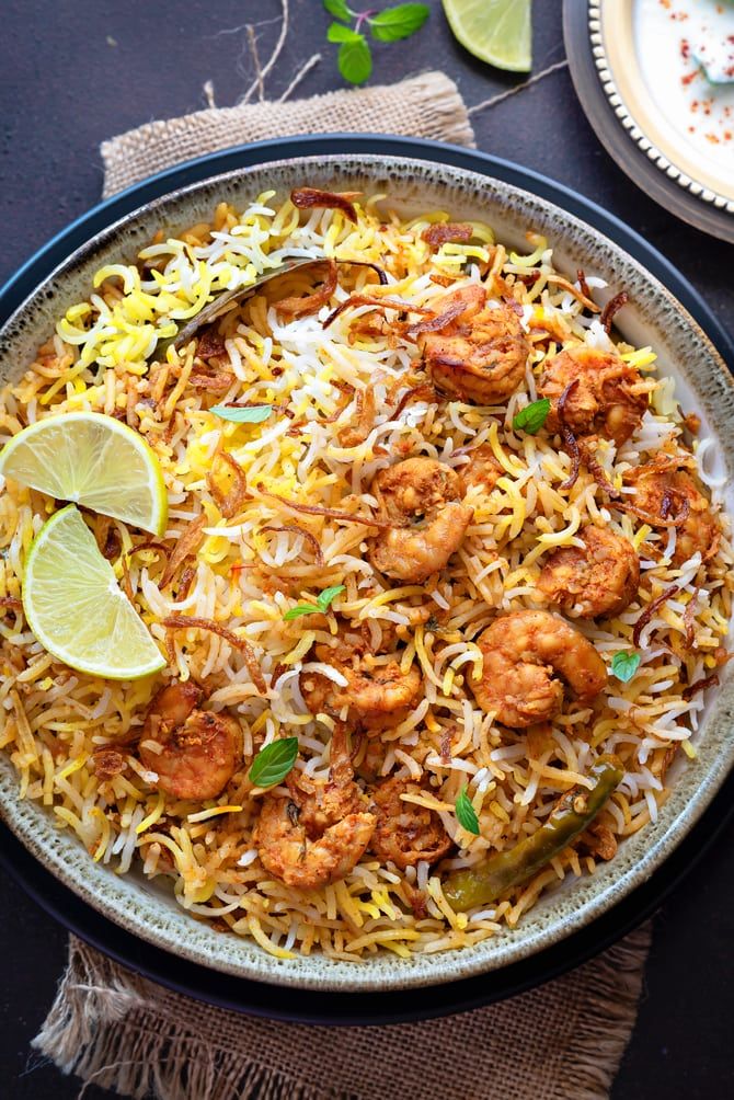 Rajugari Prawn Biryani