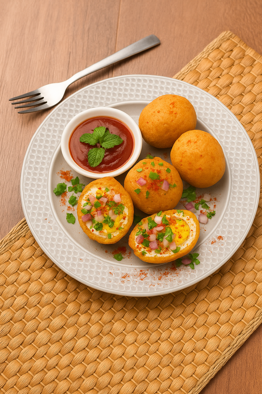 Stuffed Egg bajji
