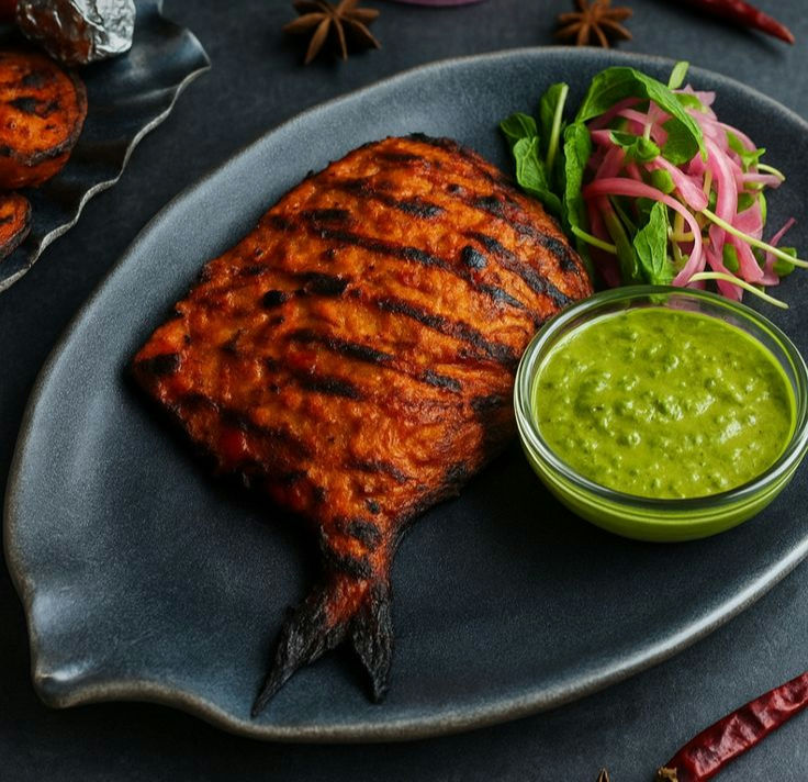 Whole fish tandoori