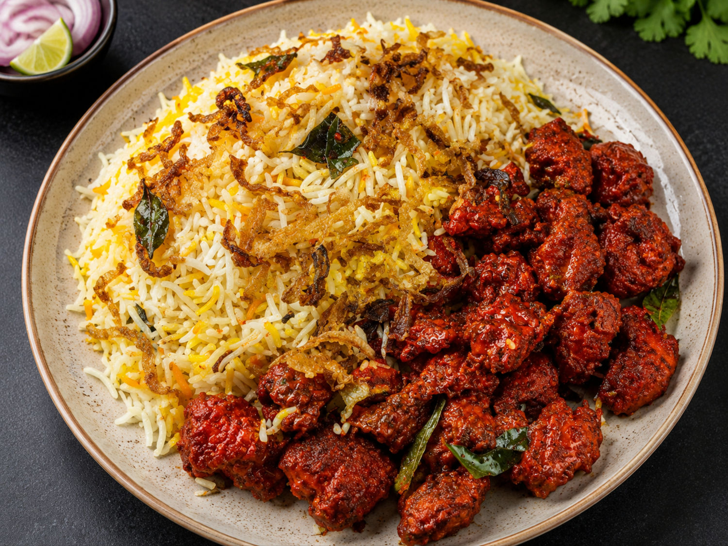 Chicken 65 Biryani